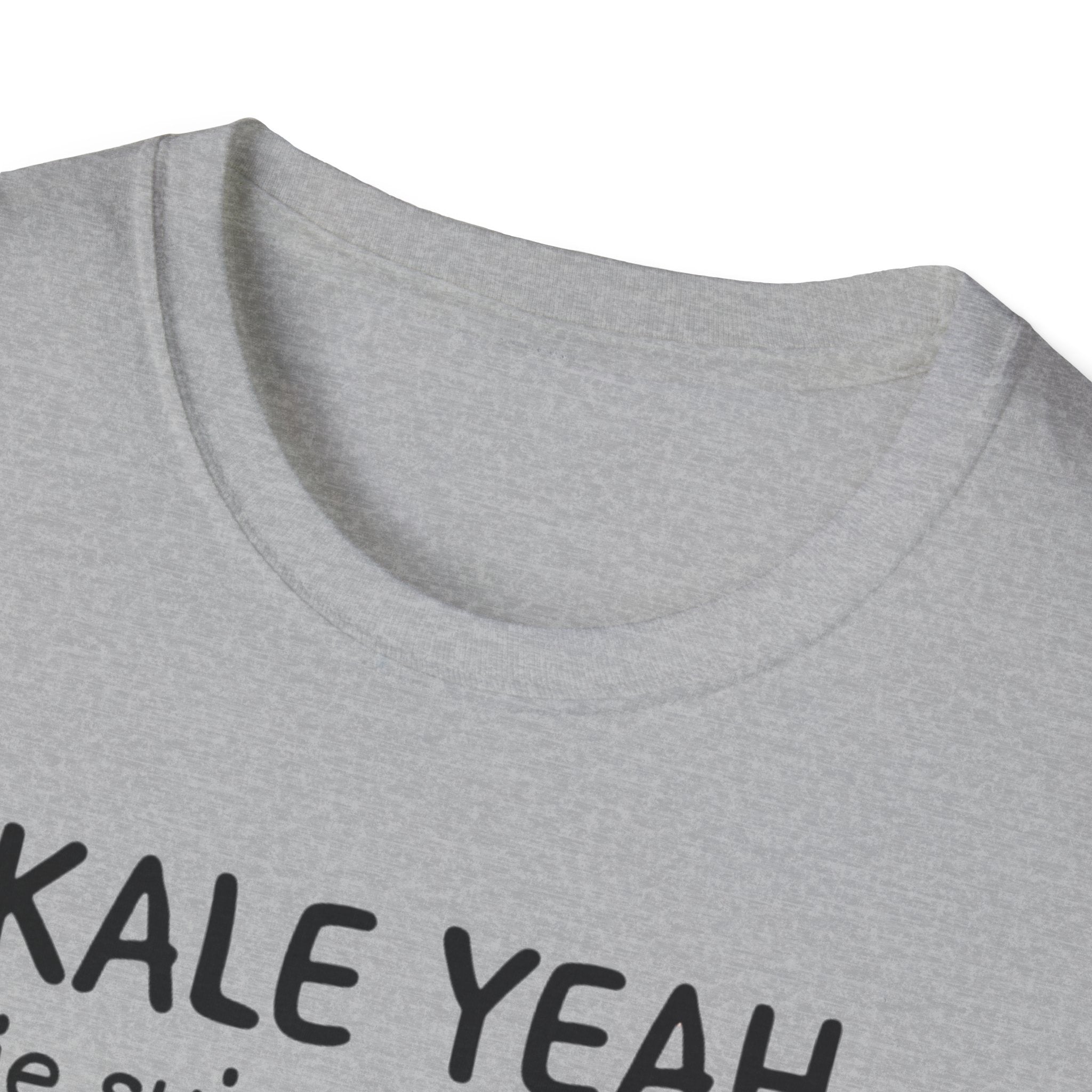 Kale Yeah Cat T-Shirt – Cute Vegan/eco-friendly Graphic Tee ("je suis éco-pailu")