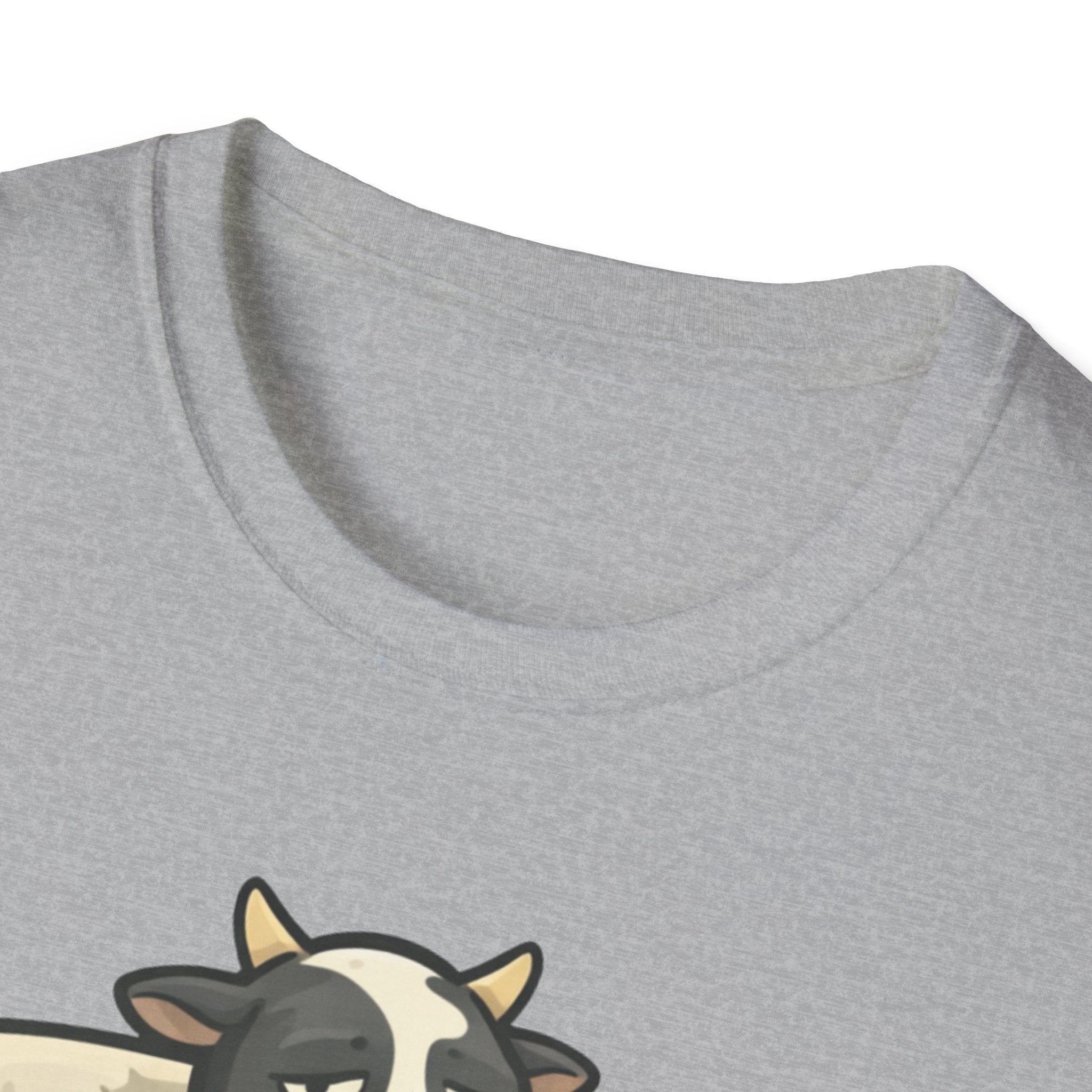 Cow Lounge T-Shirt — Cute Relaxing Cow Illustration with “De rien” Text
