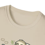 Sloth Eco T-Shirt — "Je sauve la planète demain" Cute Sustainable Vibe Tee