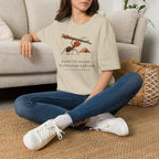T-shirt — « Je porte 5 fois mon poids » — Illustration humoristique d’une fourmi portant une charge