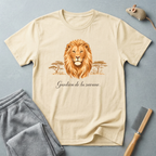 T-shirt Tête de Lion – T-shirt graphique faune « Gardien de la savane »