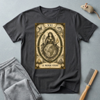 T-shirt Tarot «Le Monde» — Illustration vintage de l'Arcane XXI