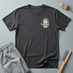 T-shirt «Hérisson café» — t-shirt graphique mignon pour amateur de café ☕🦔