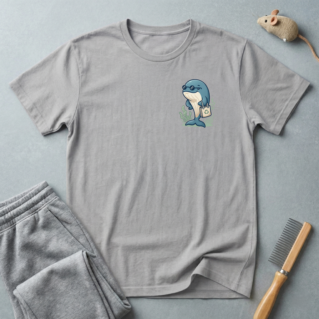 T-shirt graphique Baleine avec sac écolo