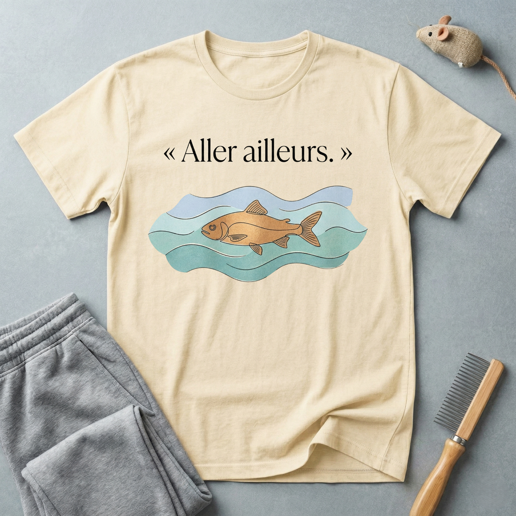 T-shirt Poisson «Aller Ailleurs»