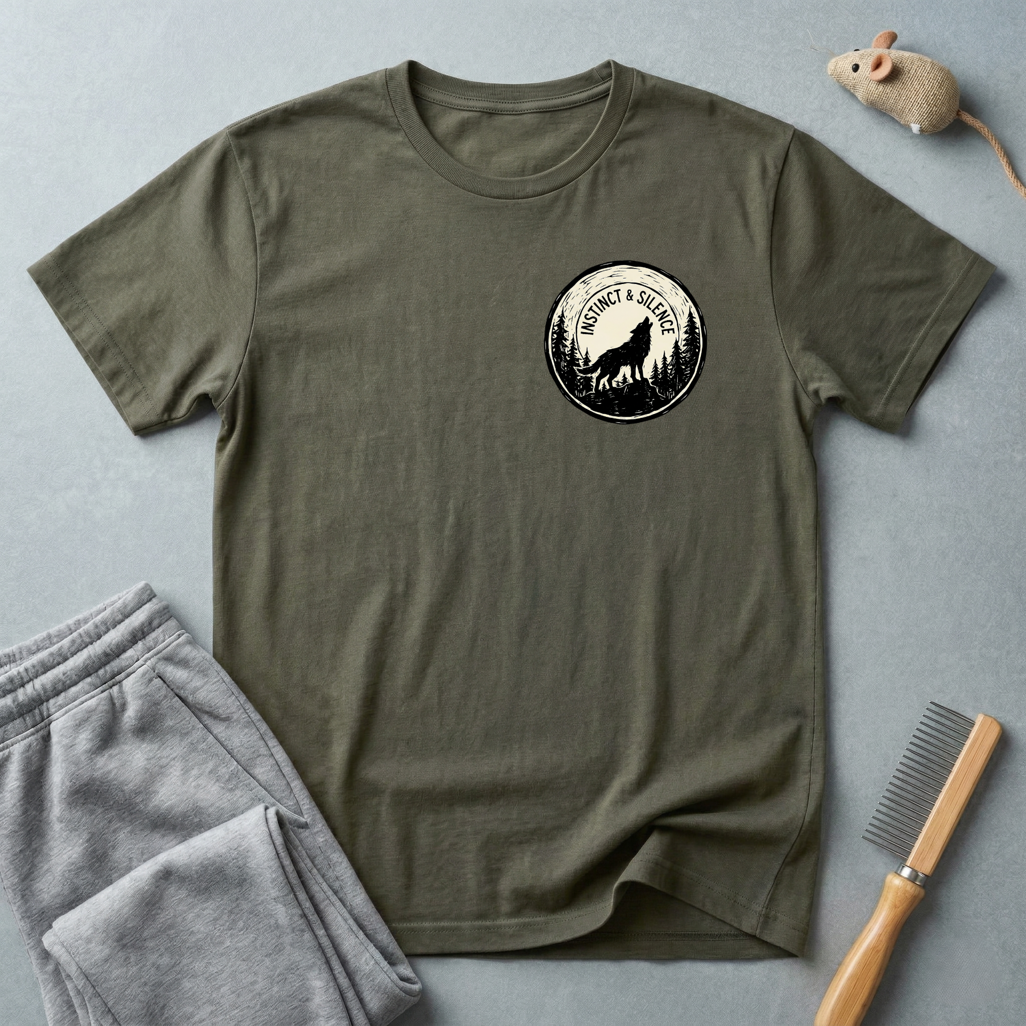 T-shirt «Blason du Loup de la Lune»