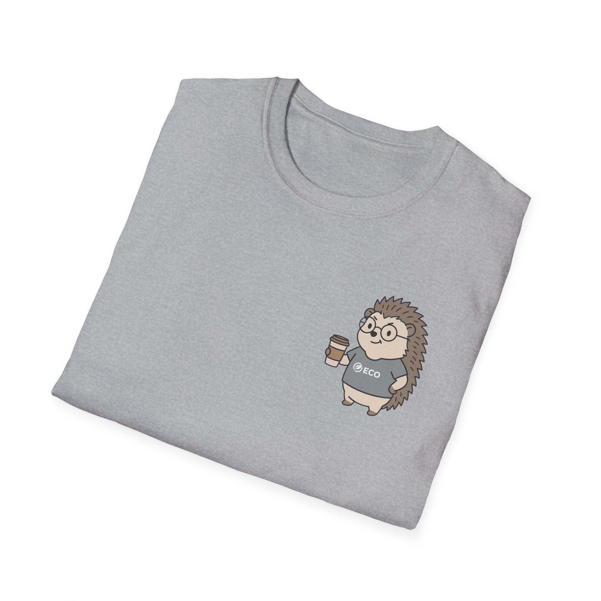 Hedgehog Coffee T-Shirt — Cute Coffee Lover Graphic Tee