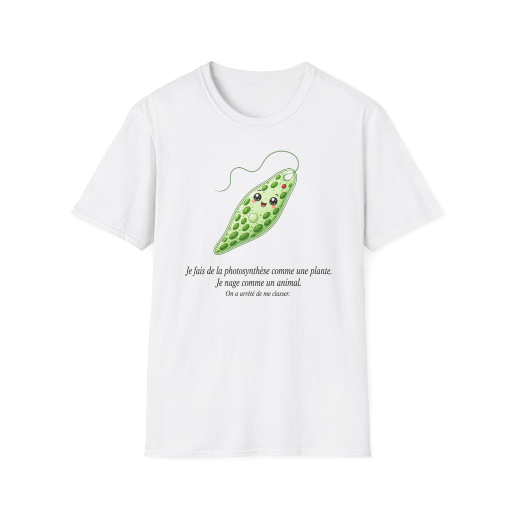 T-shirt kawaii avec cosse de pois — Adorable t-shirt illustré sur le thème botanique