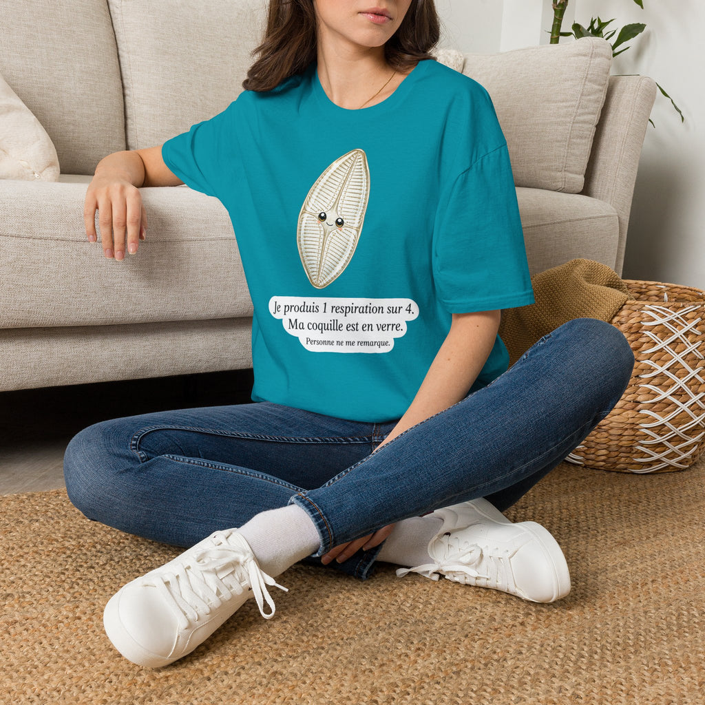 T-shirt — Adorable illustration d’une coquille en verre