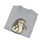 Eco Hedgehog T‑Shirt — "Écolo mais fatigué" Cute Eco-Friendly Graphic Tee