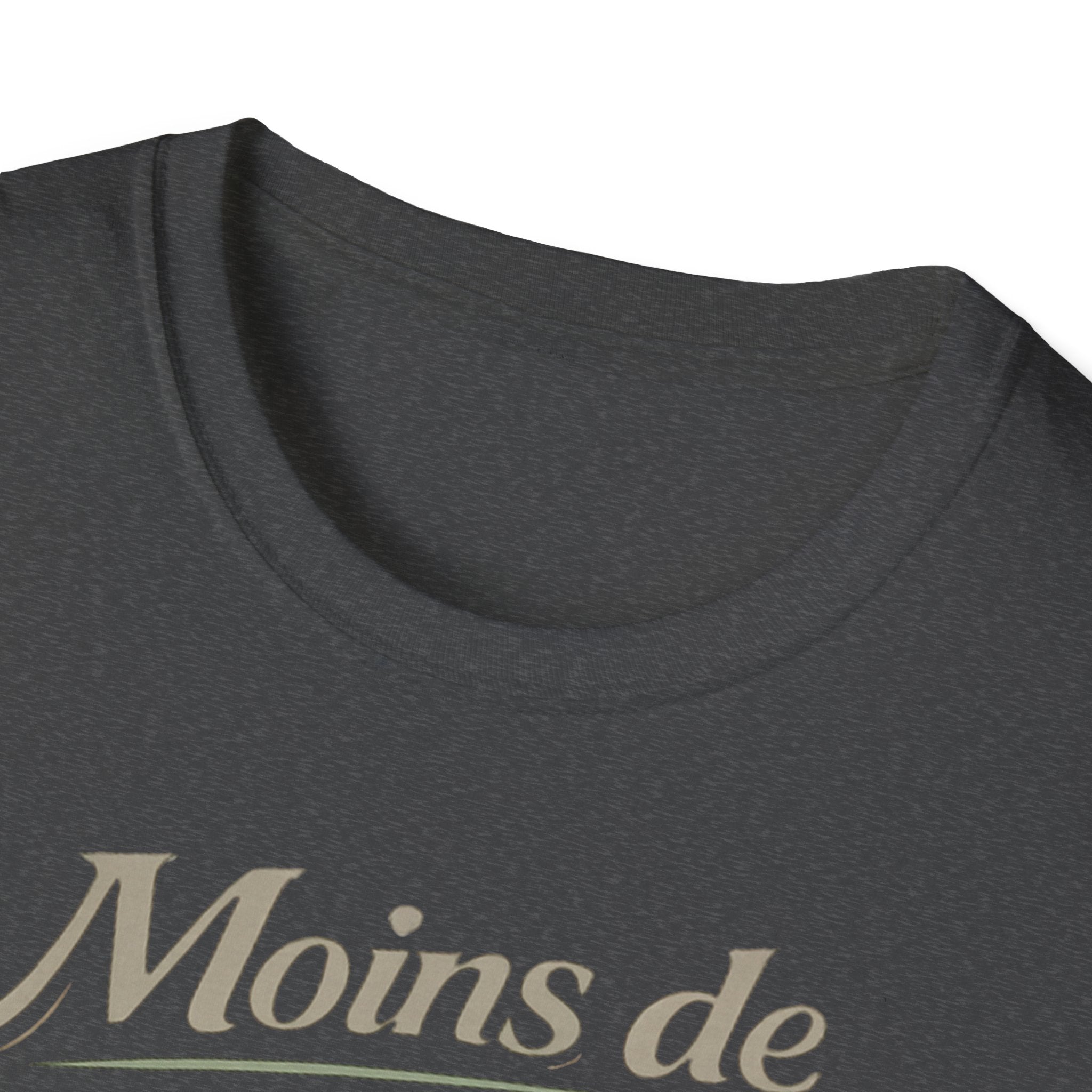 T-Shirt — "Moins de Blabla, Plus de Compassion" French Typography Tee