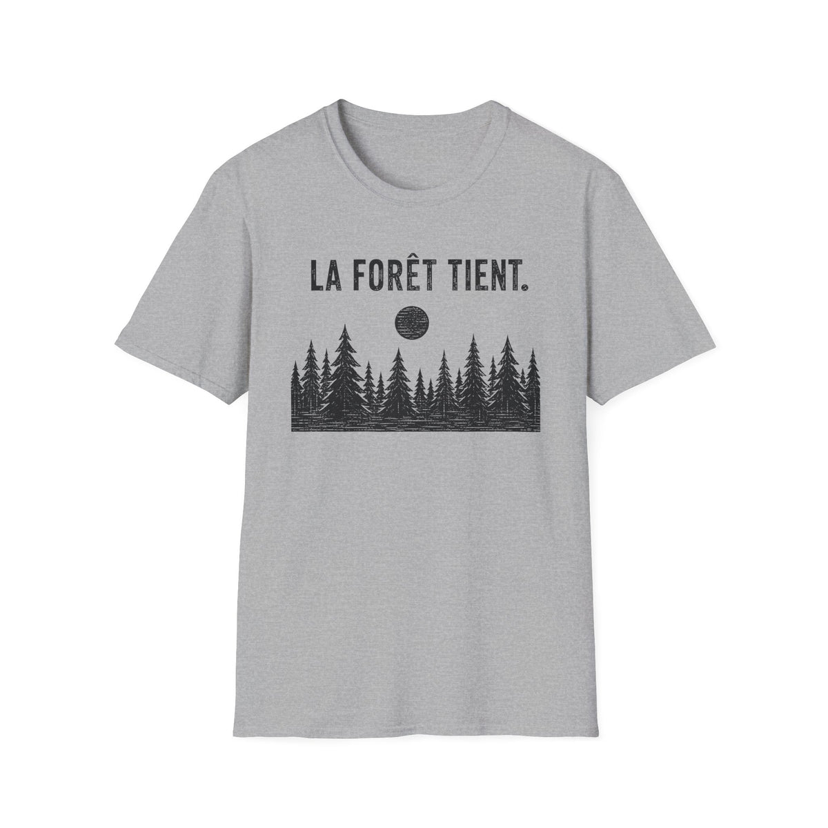 T-shirt « La forêt tient » — T-shirt graphique sur le thème des bois