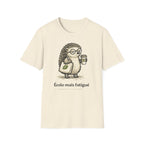 Eco Hedgehog T‑Shirt — "Écolo mais fatigué" Cute Eco-Friendly Graphic Tee