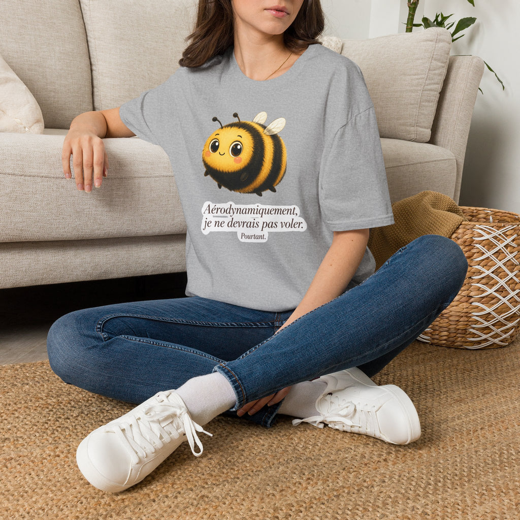 T-shirt Abeille mignonne — Adorable illustration de bourdon