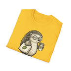 Eco Hedgehog T‑Shirt — "Écolo mais fatigué" Cute Eco-Friendly Graphic Tee