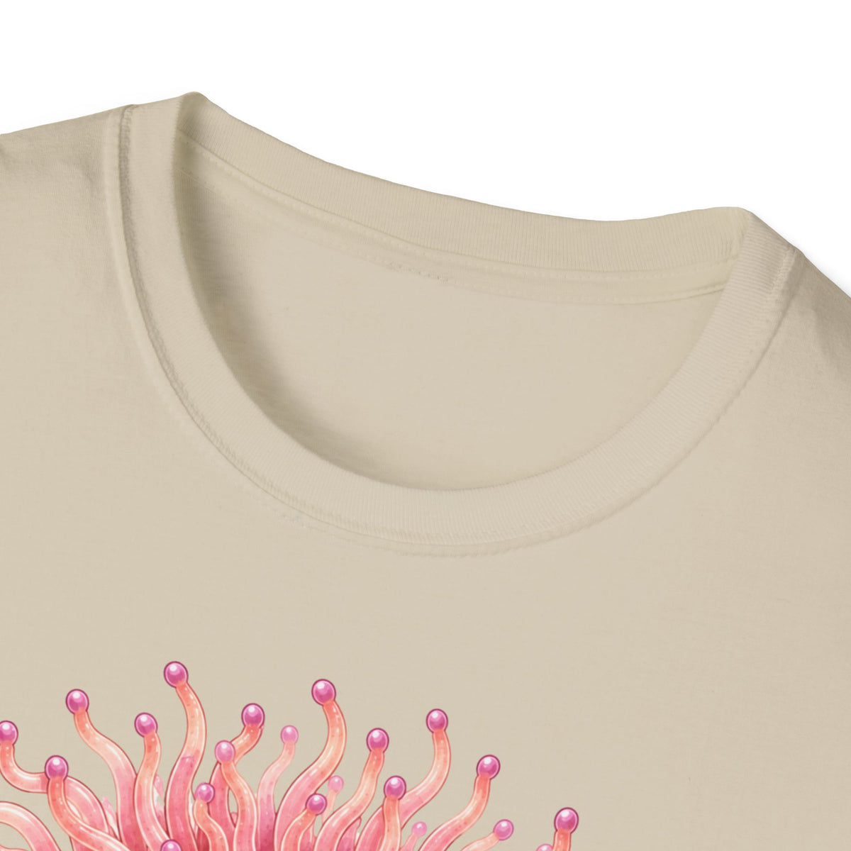 T-shirt créature mignonne Anémone de mer — « Je pique tout ce qui me touche. Sauf lui. »