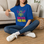 T-shirt graphique Abeille — « Sans elles, plus rien. » — T-shirt féministe en hommage aux pollinisatrices