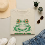 T-shirt illustré avec grenouille — « Indicateur de qualité »