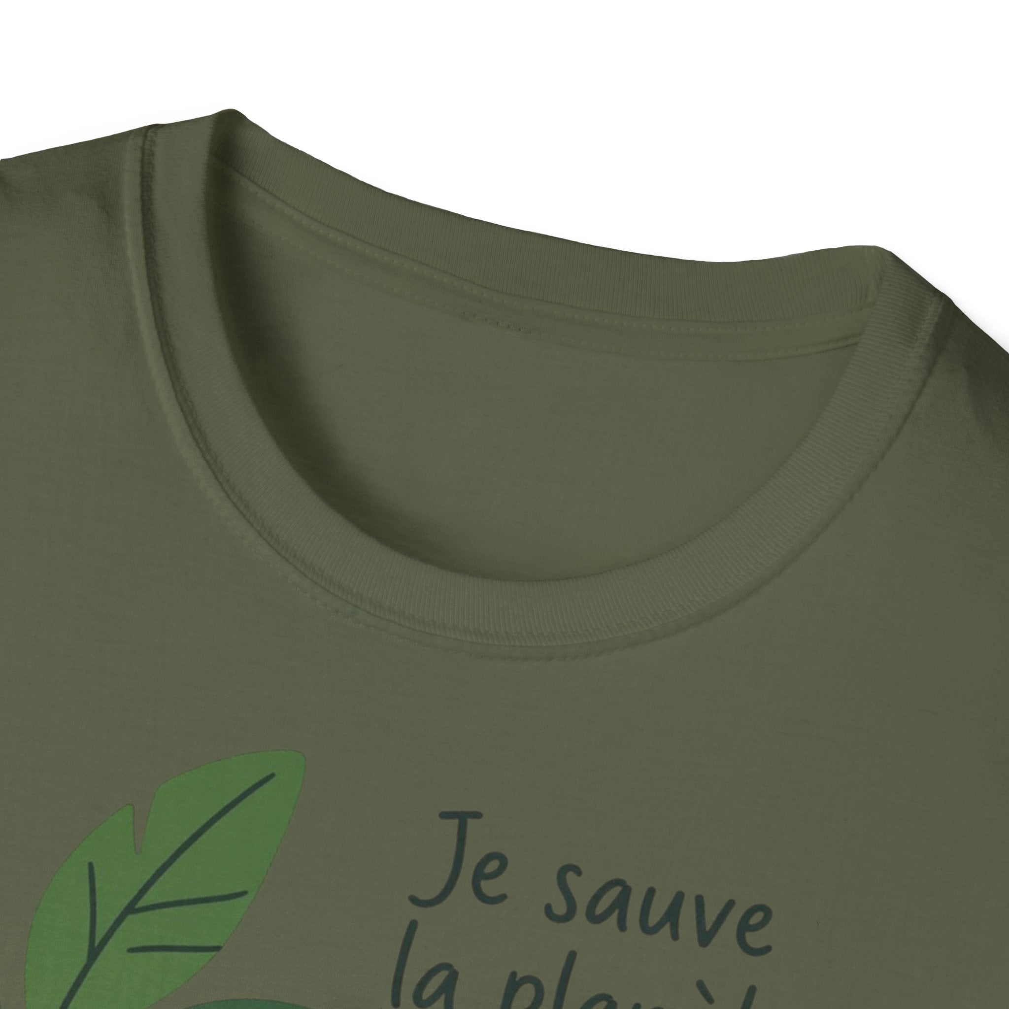 T-Shirt — Je sauve la planète demain (Cute Eco Baby Relaxing with Plants)