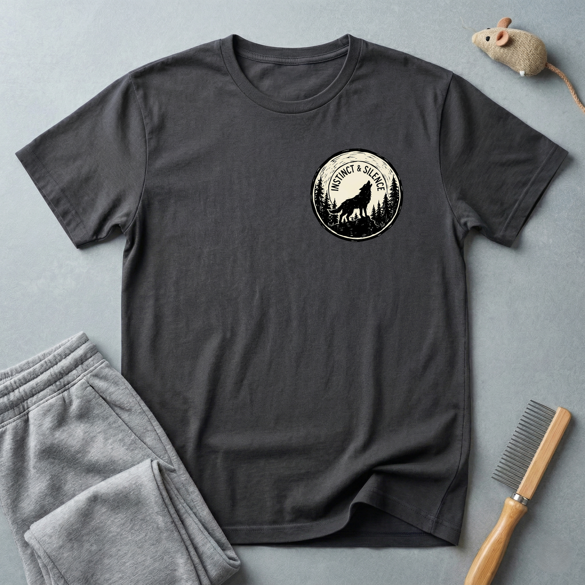 T-shirt «Blason du Loup de la Lune»