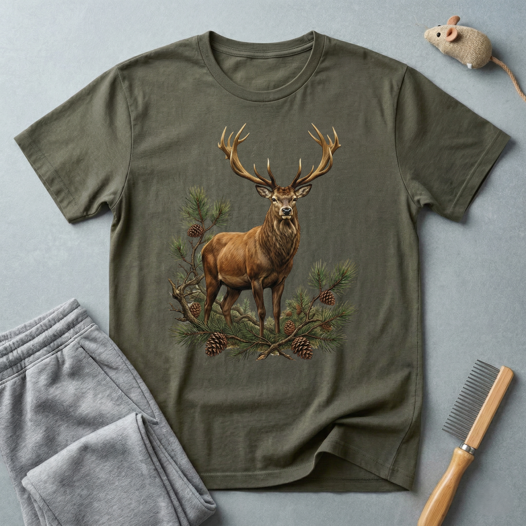 T-shirt graphique Cerf des bois