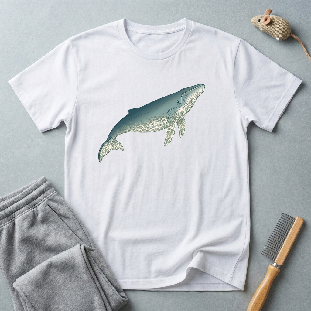 T-shirt graphique baleine — T-shirt faune marine