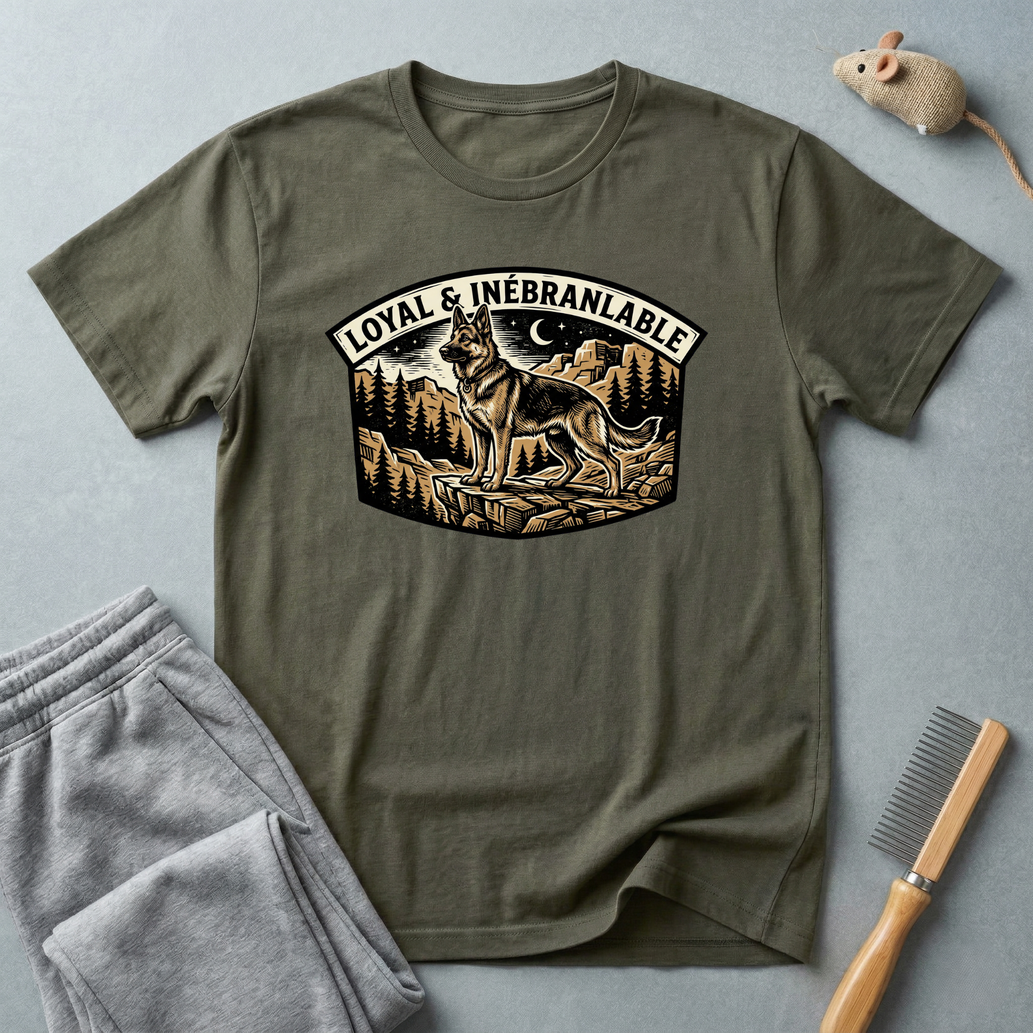 T-shirt forêt «Loyal & Inébranlable»