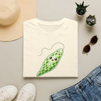 T-shirt kawaii avec cosse de pois — Adorable t-shirt illustré sur le thème botanique