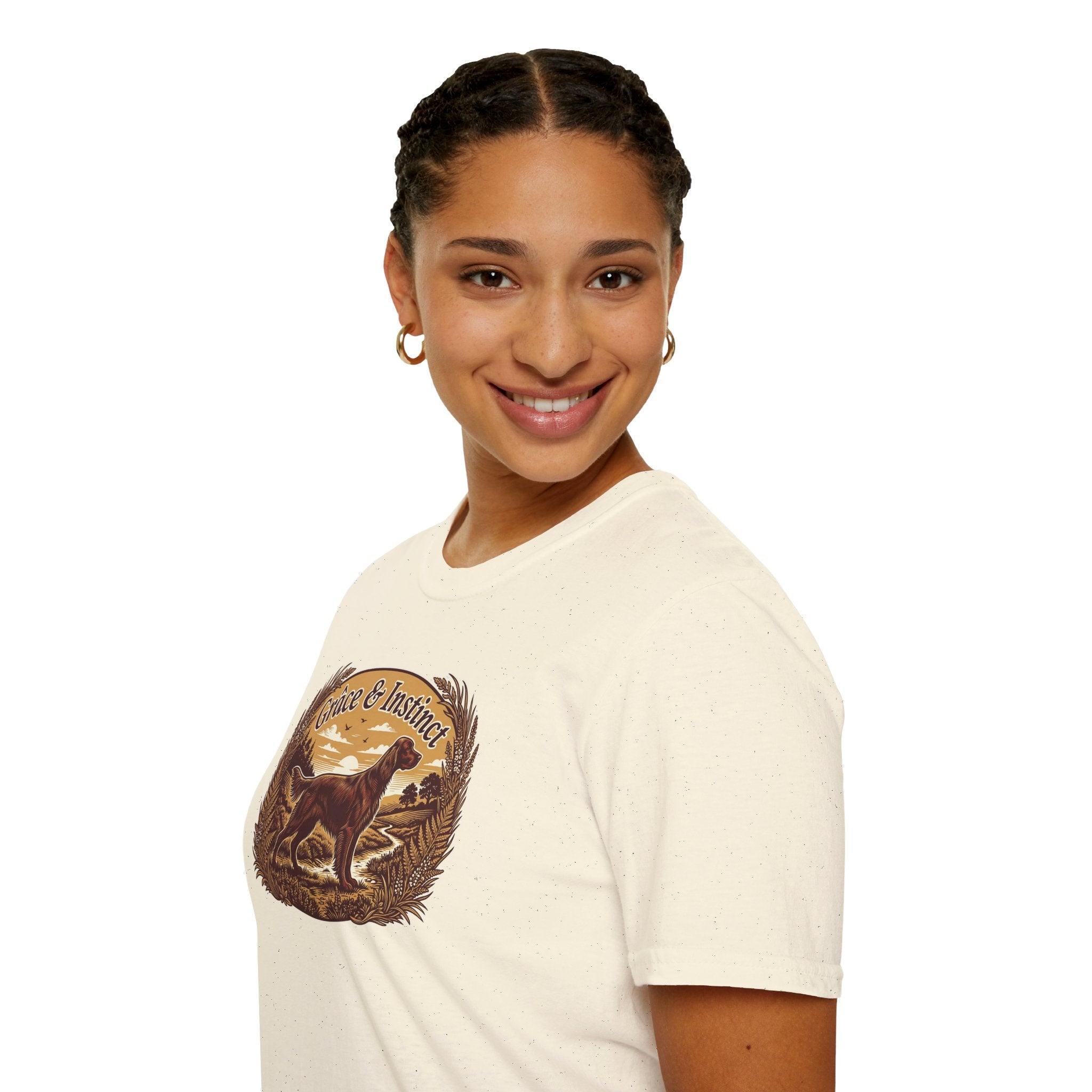 T-shirt Renard «Grâce & Instinct» — T-shirt graphique vintage de faune sauvage pour les amoureux de la nature