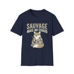 Sauvage Mais Au Chaud Fox T-Shirt — Cozy Vintage Fox Graphic Tee