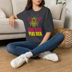 T-shirt graphique Abeille — « Sans elles, plus rien. » — T-shirt féministe en hommage aux pollinisatrices