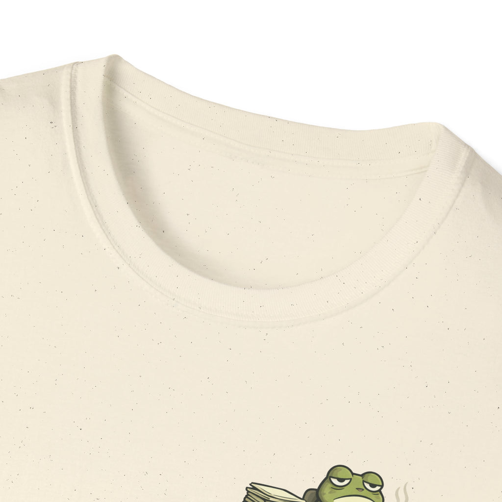 T-Shirt — Cute Frog at Desk "I'm Sorry, I'm Distracted" Graphic Tee