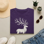 T-shirt illustré avec cerf — « DIGNE. » — T-shirt graphique inspiré de la nature
