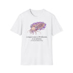 T-shirt illustré avec une seiche — « Je change de couleur en 200 millisecondes »