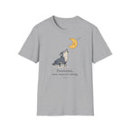 T-shirt Loup hurlant à la lune — Adorable illustration du ciel nocturne