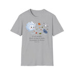T-shirt — « Je suis invisible » — Illustration fantaisiste du vent