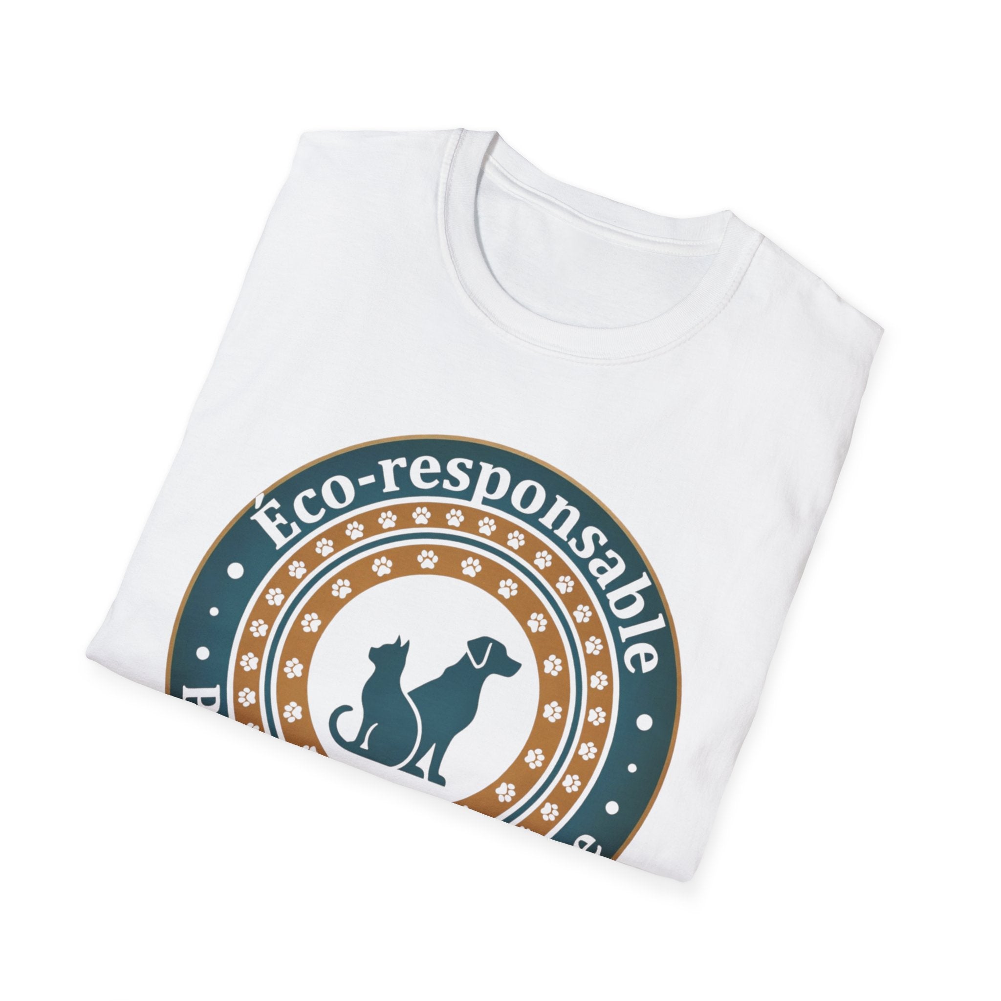 Eco-Responsible Pet T-Shirt — "Éco-responsable pour eux et la planète"
