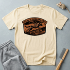 T-shirt écusson Berger allemand — «Loyal & Inébranlable / Vitesse & Précision» Blason vintage