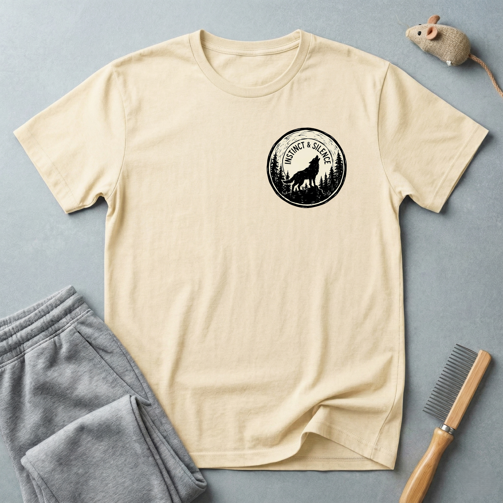 T-shirt «Blason du Loup de la Lune»