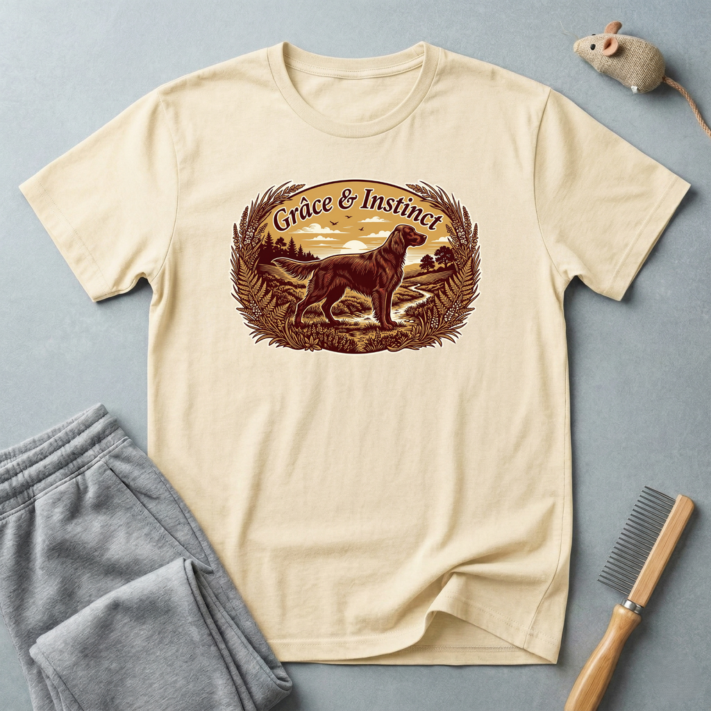 T-shirt Renard «Grâce & Instinct» — T-shirt graphique vintage de faune sauvage pour les amoureux de la nature